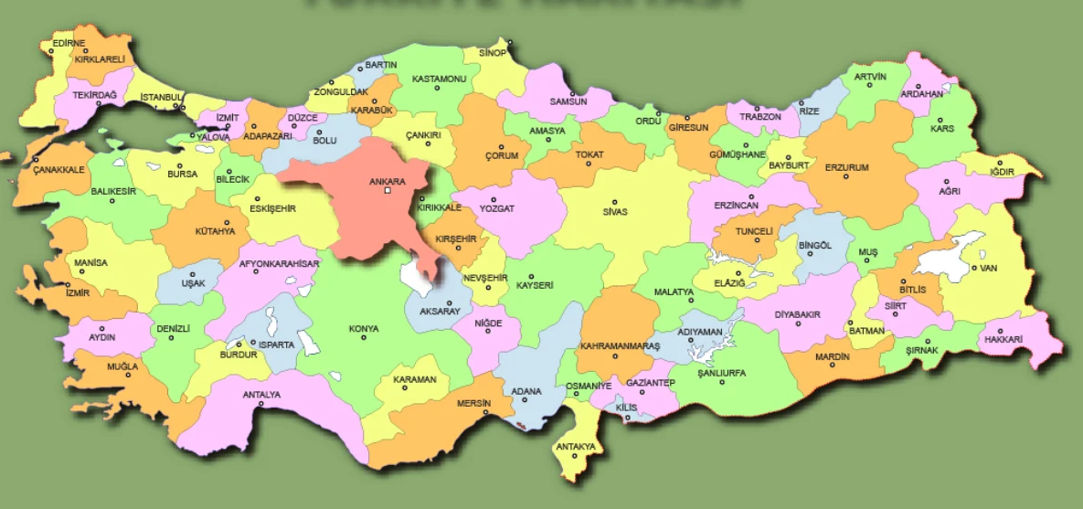 81 l simleri T rkiye nin ehirleri Rehberi
