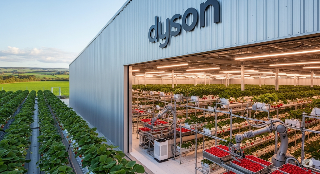 dyson çilek üretimi