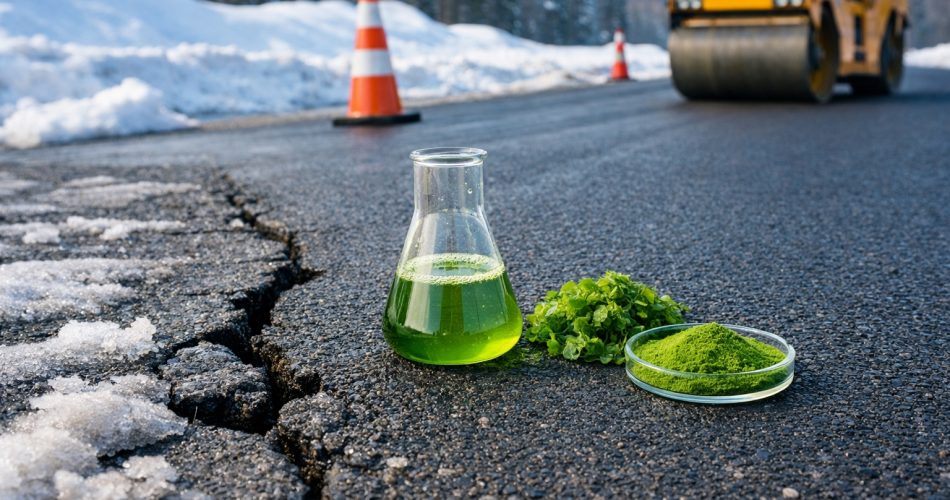 Bilim İnsanları Geliştirdi Yosun Esaslı Asfalt Dayanıklılığı Artırıyor Karbonu Nötrlüyor
