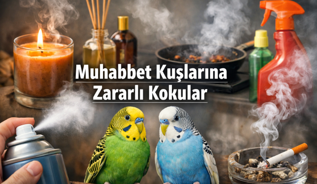 Muhabbet Kuşlarına Zararlı Kokular