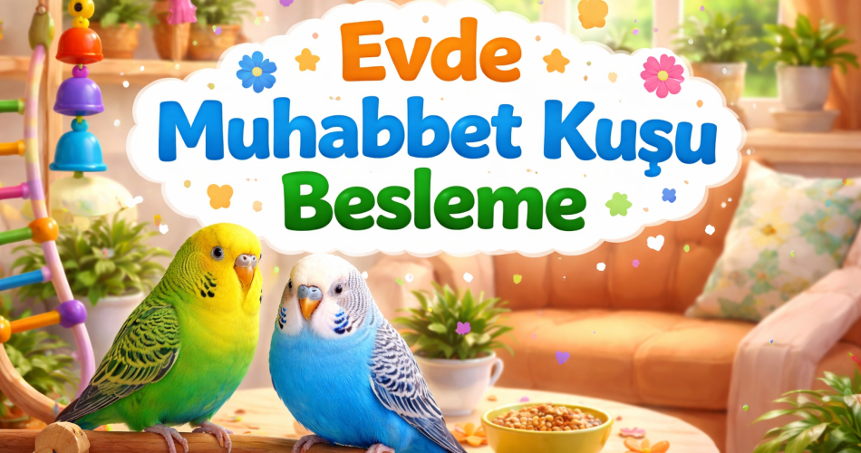 Evde Muhabbet Kuşu Besleme
